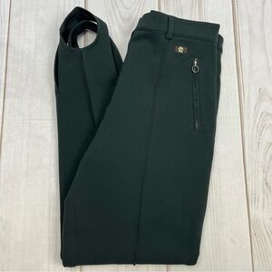 POST CARD Wool Blend Stretch ITB Italian Stirrup Ski Pants Green Sz US 10